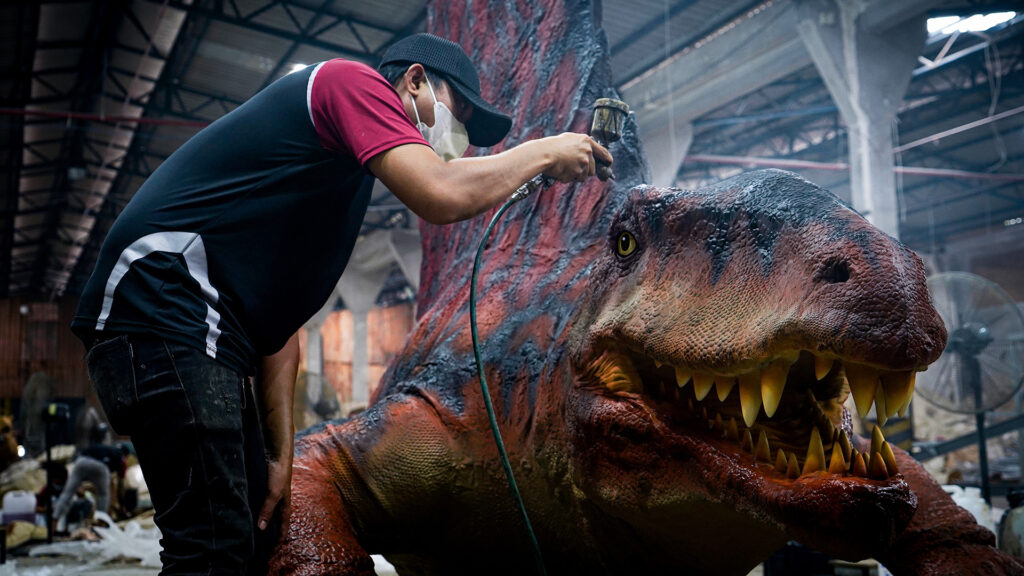 Customizable Wholesale Animatronic Dimetrodon 6M - Cine Magic - 7