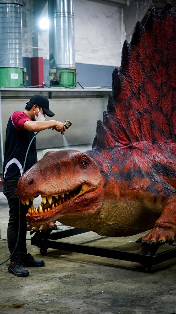 Customizable Wholesale Animatronic Dimetrodon 6M - Cine Magic - 8
