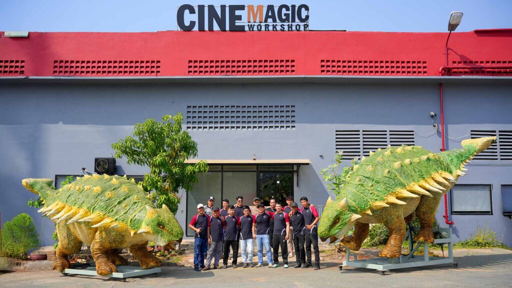 Customizable. Wholesale. Animatronic Ankylosaurus. 7M - CineMagic - 1