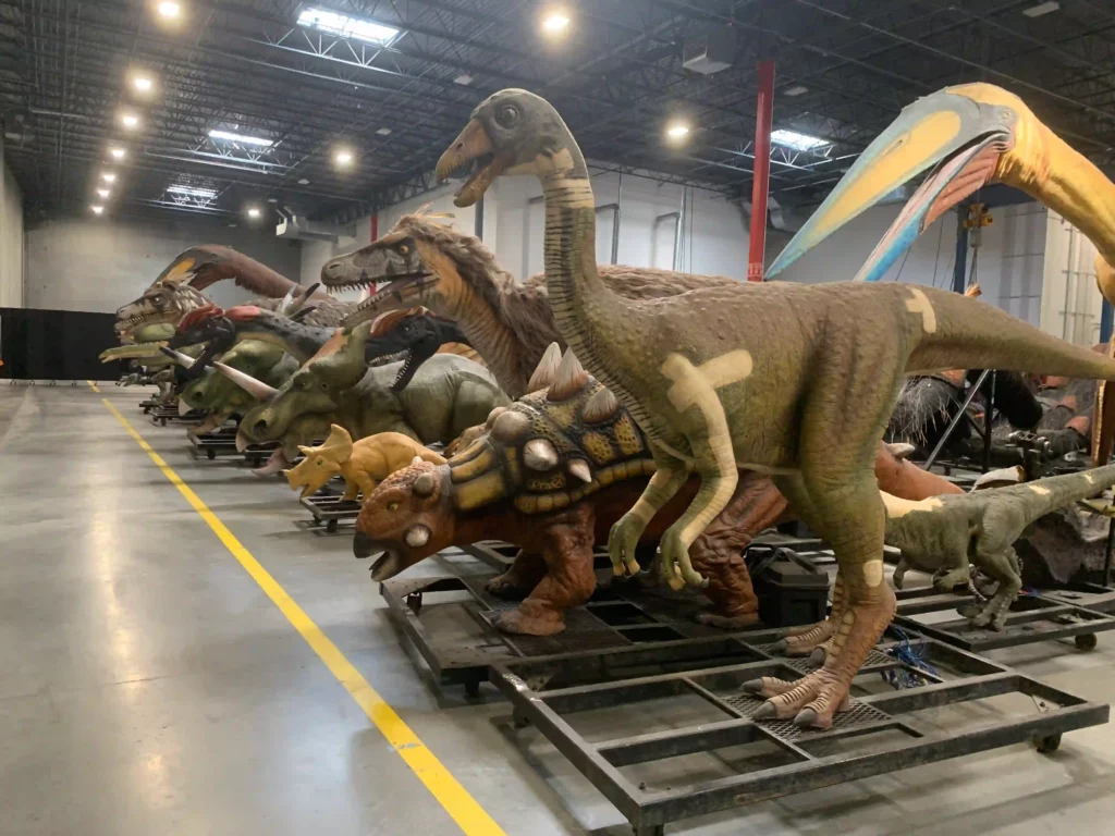 dinosaur animatronics manufacturers